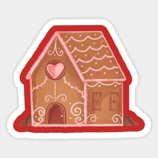 Gingerbread house Sticker